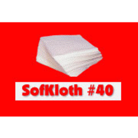 PROFESSIONAL PLASTICS Brillianize Sofkloth, Sofkloth (1 Bag Of 40 Cloths) [Bag] SOFKLOTH-40BAG